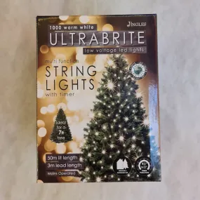 1,000 Warm White Christmas lights