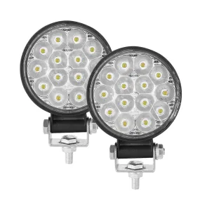2PCS 10-30V 6000K 72W Car LED Light Mini 3 inch 14 beads Round