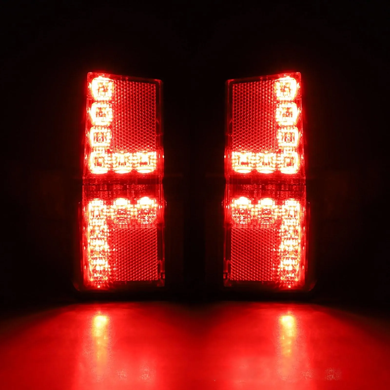 (2pcs/set) Smoked LED Tail Lights Rear Brake Stop Running Lamp for Polaris Ranger 1000 Models 2018 2019 2020 2021 2022, Replace OEM #2413766