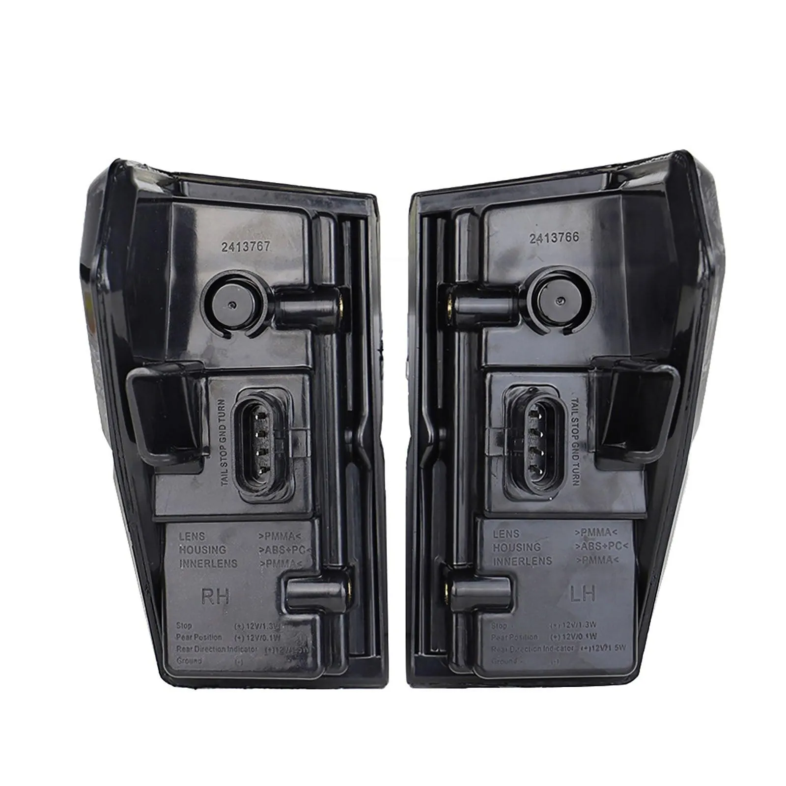 (2pcs/set) Smoked LED Tail Lights Rear Brake Stop Running Lamp for Polaris Ranger 1000 Models 2018 2019 2020 2021 2022, Replace OEM #2413766