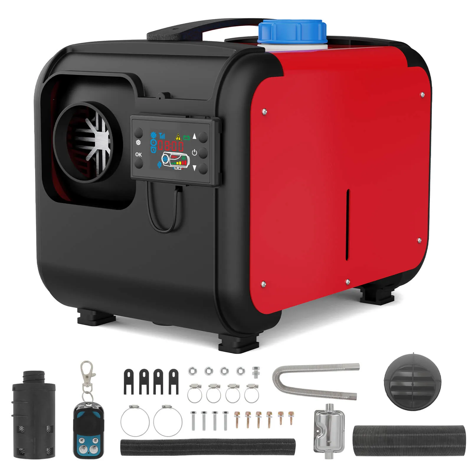 8KW Diesel Heater All in One with Remote Control and LCD Display GH003