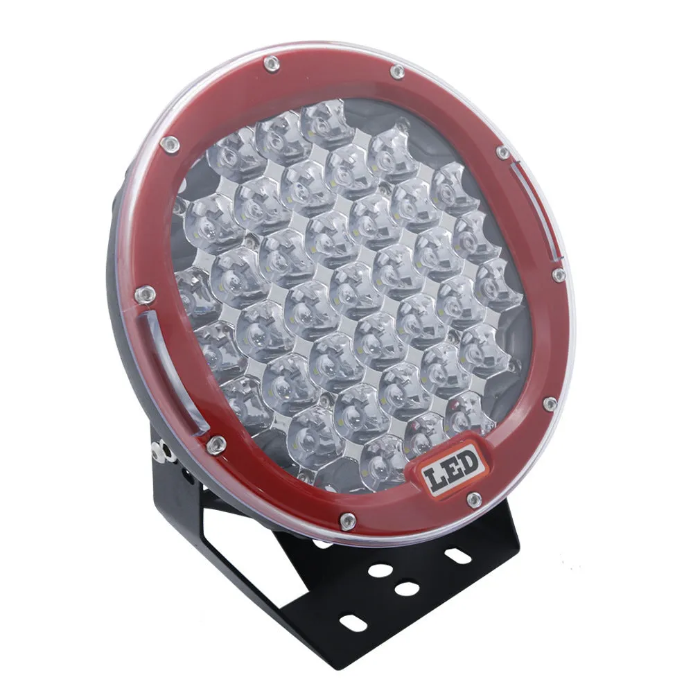 9inch 185w  LED  Driving  Light  Round  Spotlight  Bar  Offroad