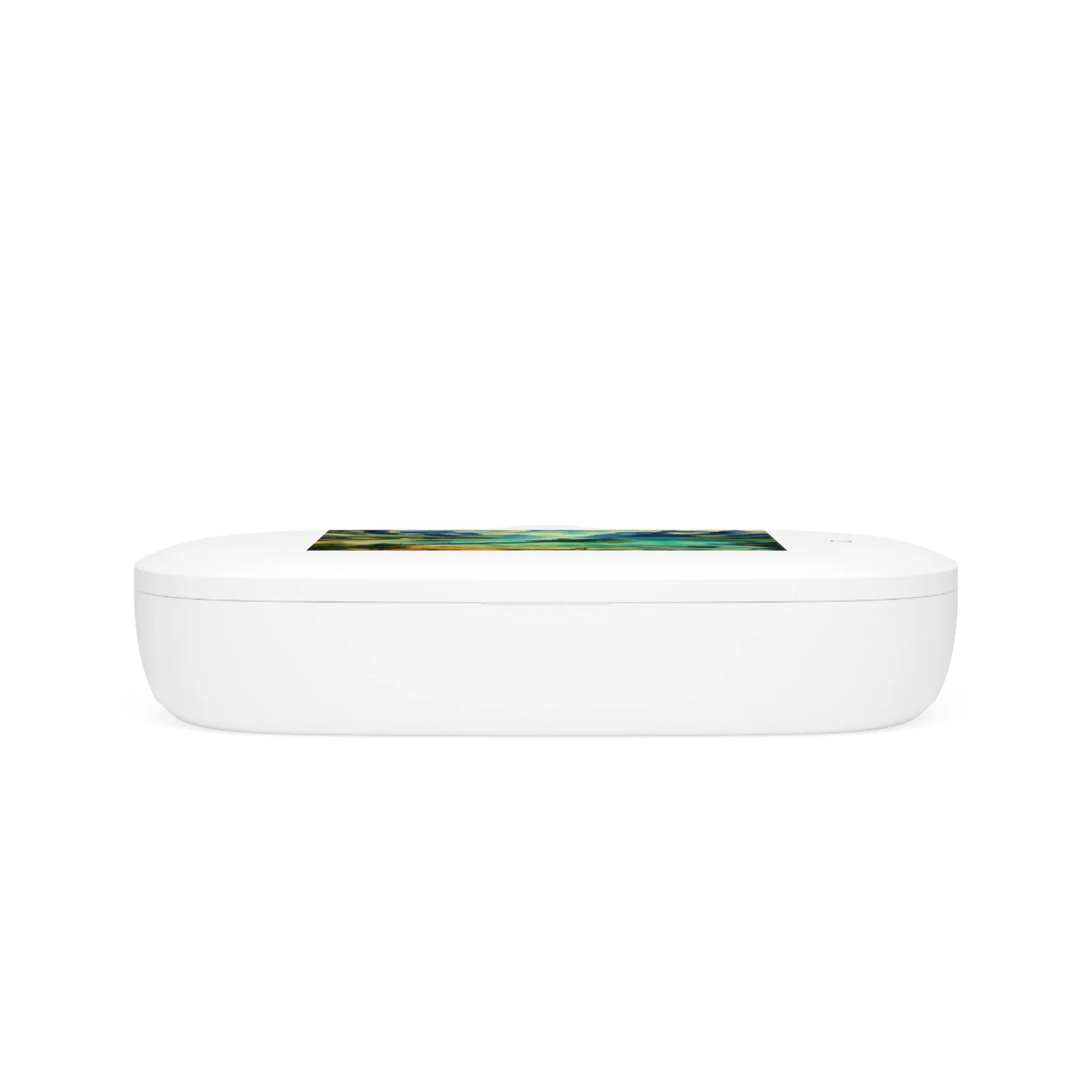 A clear lake among the mountains UV Phone Sanitizer and Wireless Charging Pad