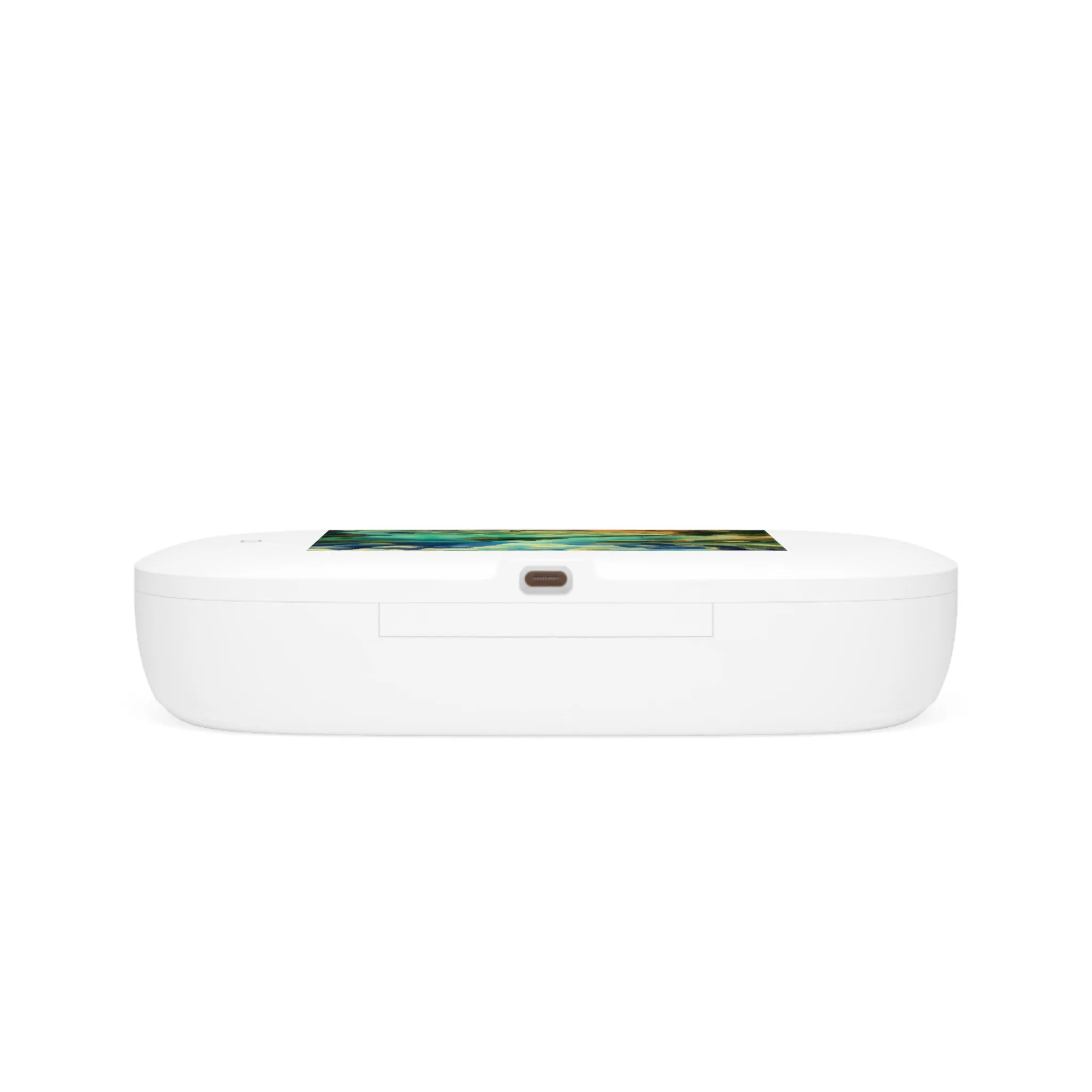 A clear lake among the mountains UV Phone Sanitizer and Wireless Charging Pad