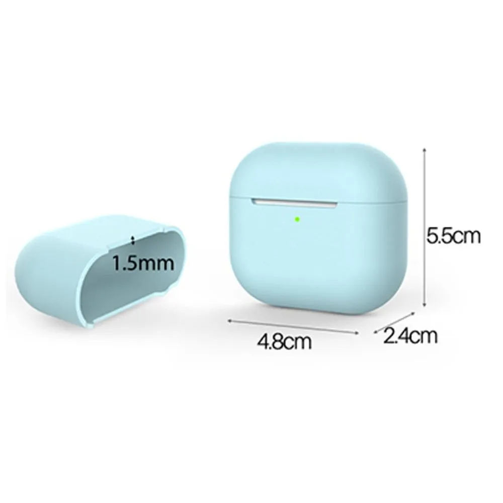 AirPods 3 silicone case with ear caps - Midnight Green