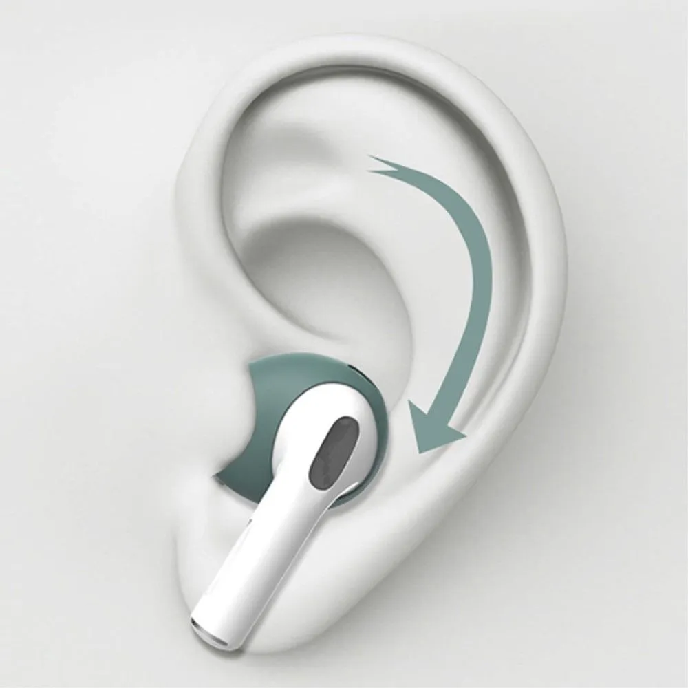 AirPods 3 silicone case with ear caps - Midnight Green