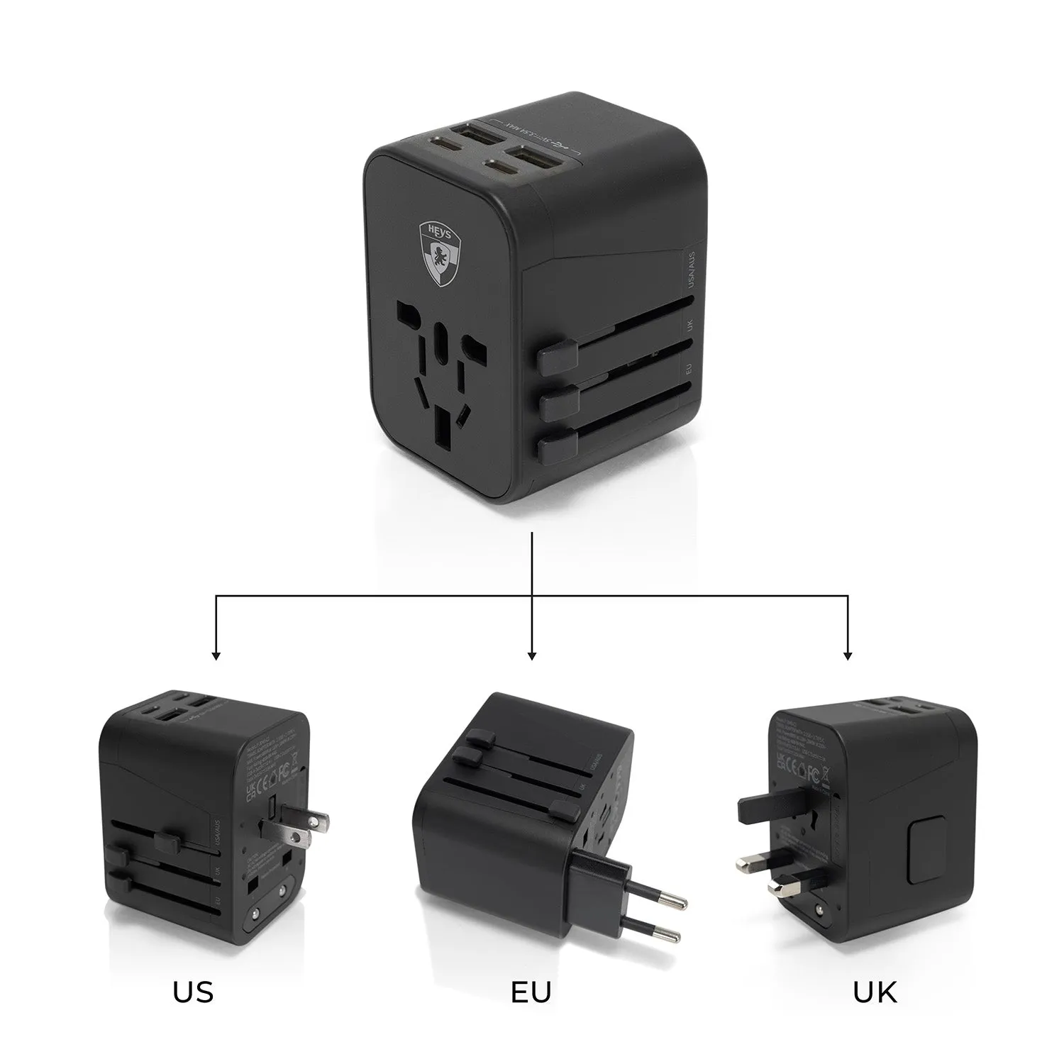All-in-One Super ELITE® Travel Adapter - with USB