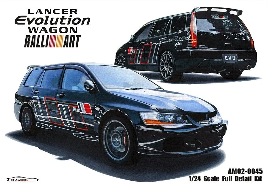 Alpha Model Mitsubishi Evo9 Wagon - 1/24 Scale Model kit