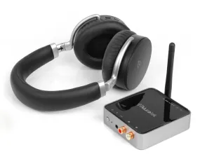 Aluratek Bluetooth Wireless TV Streaming Kit with Bluetooth 5, Long Range Up to 300', No Delay aptX, Optical, Aux, RCA, Includes Headphone and Transmitter/Receiver Adapter, PC, Laptop, Mac (ABCTVKIT)