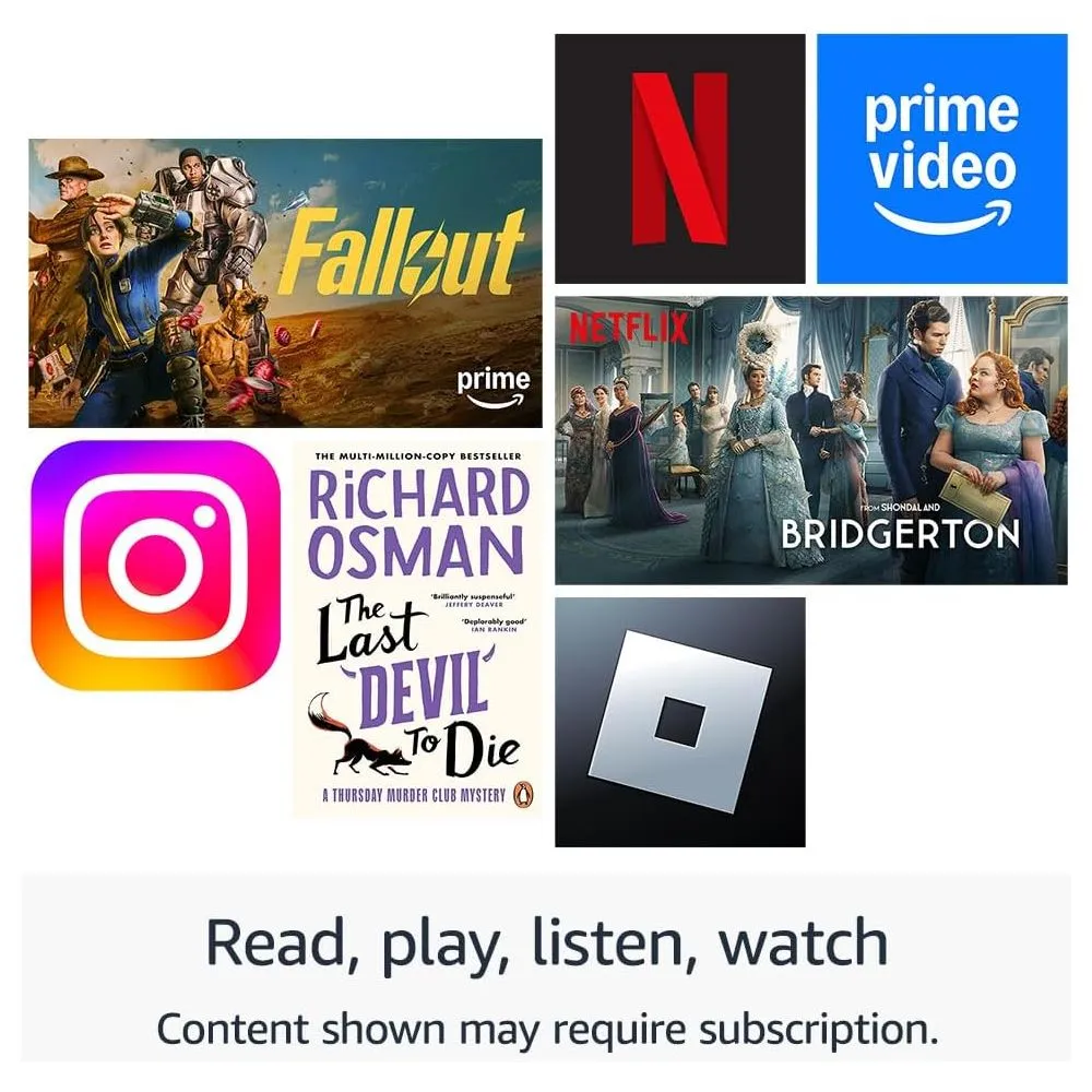 Amazon Fire HD 8 Tablet (2024) - 8" HD Display, 3GB RAM, 32GB Storage, Portable Entertainment, Hibiscus, With Ads