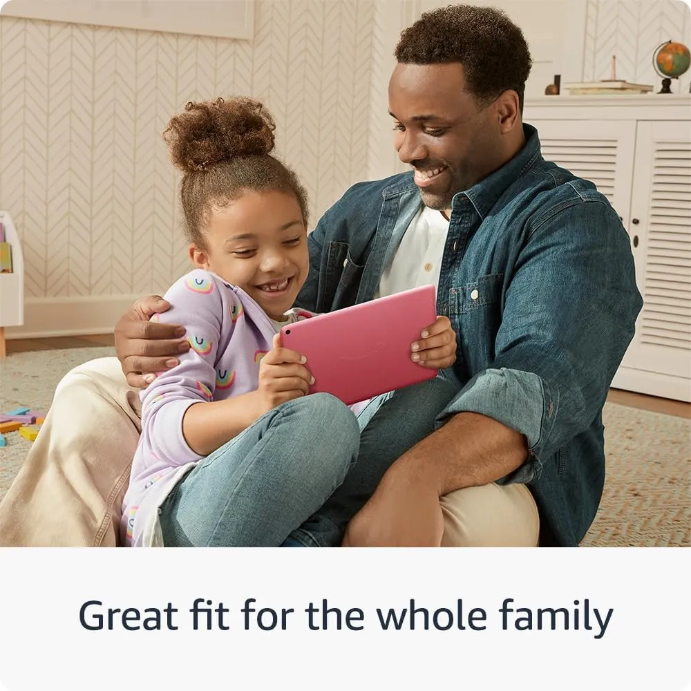 Amazon Fire HD 8 Tablet (2024) - 8" HD Display, 3GB RAM, 32GB Storage, Portable Entertainment, Hibiscus, With Ads