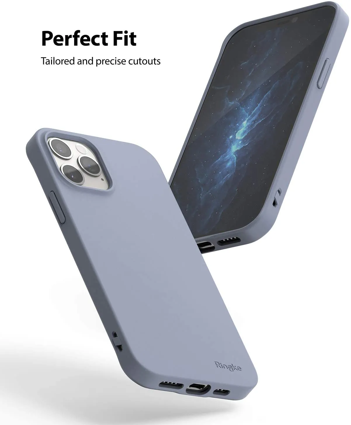 Apple iPhone 12 / iPhone 12 Pro  Case Cover| Air-S Series | Black