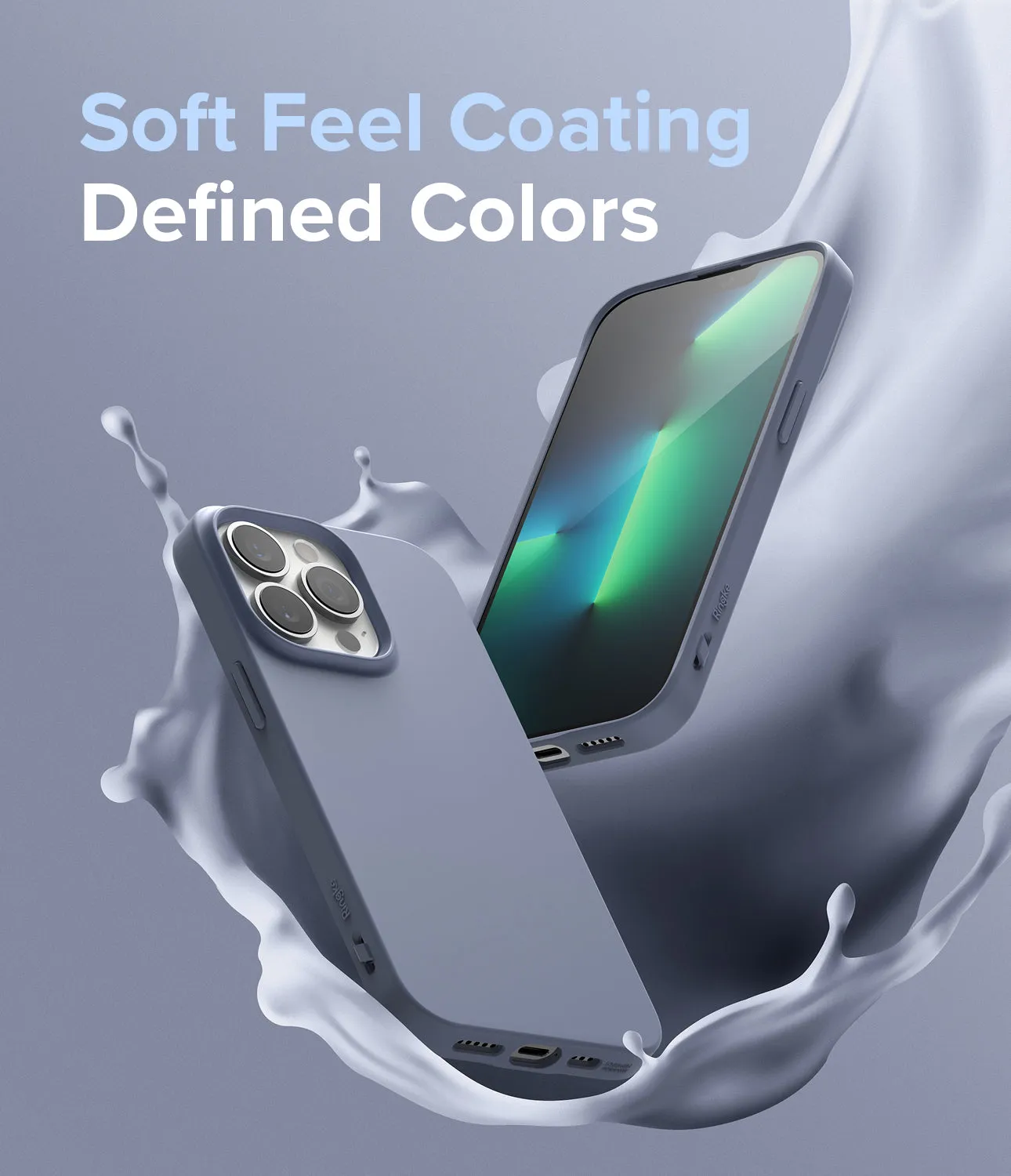 Apple iPhone 13 Pro Case Cover| Air-S Series | Lavender Gray