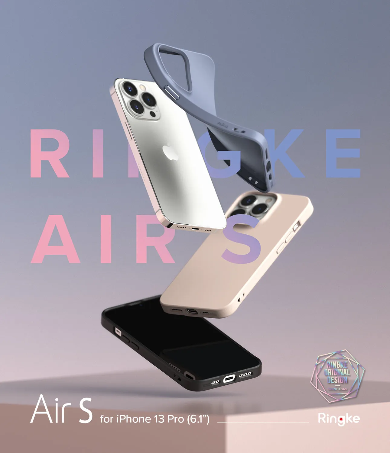 Apple iPhone 13 Pro Case Cover| Air-S Series | Lavender Gray