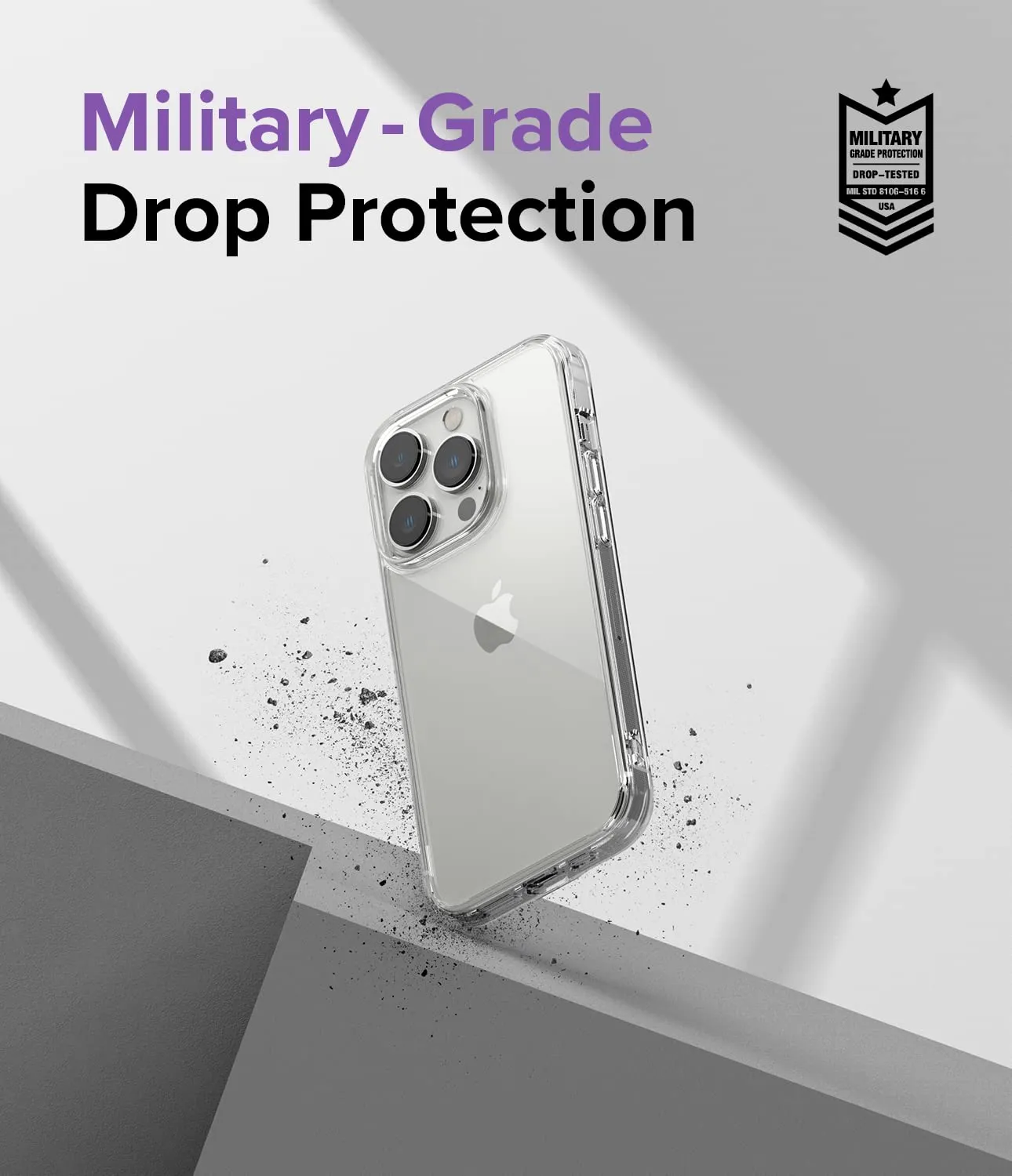 Apple Iphone 14 Pro Max Case Cover| Fusion Series| Clear