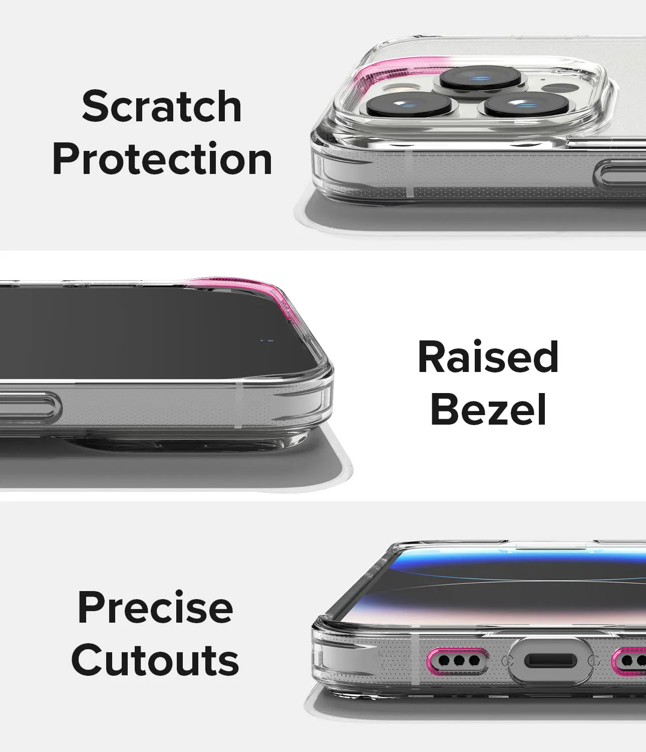 Apple Iphone 14 Pro Max Case Cover| Fusion Series| Matte Clear