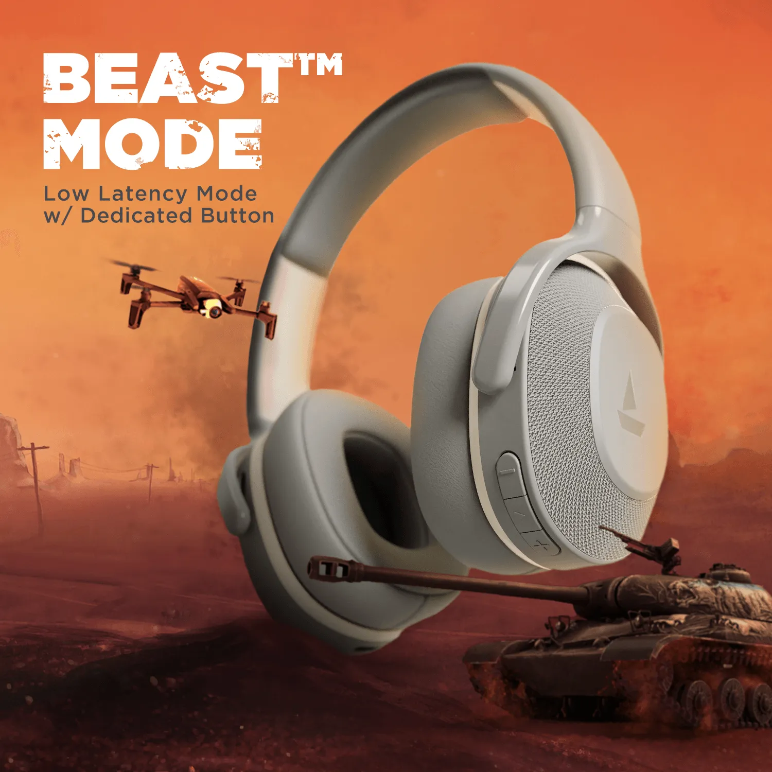 boAt Rockerz 425 | Wireless Bluetooth Headphone with 25 Hours Playback, ASAP Charge, 40mm Drivers