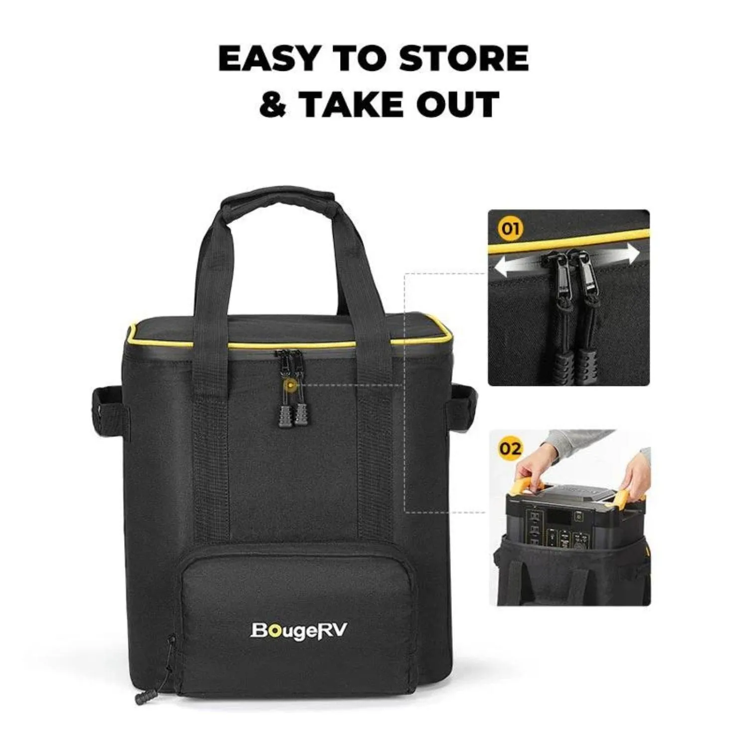 BougeRV Portable Carrying Bag for Fort 1500 Power Station