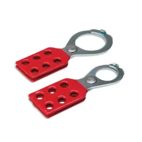 Brady® STEEL HASPS WITH TABS, 1" DIA, 105718