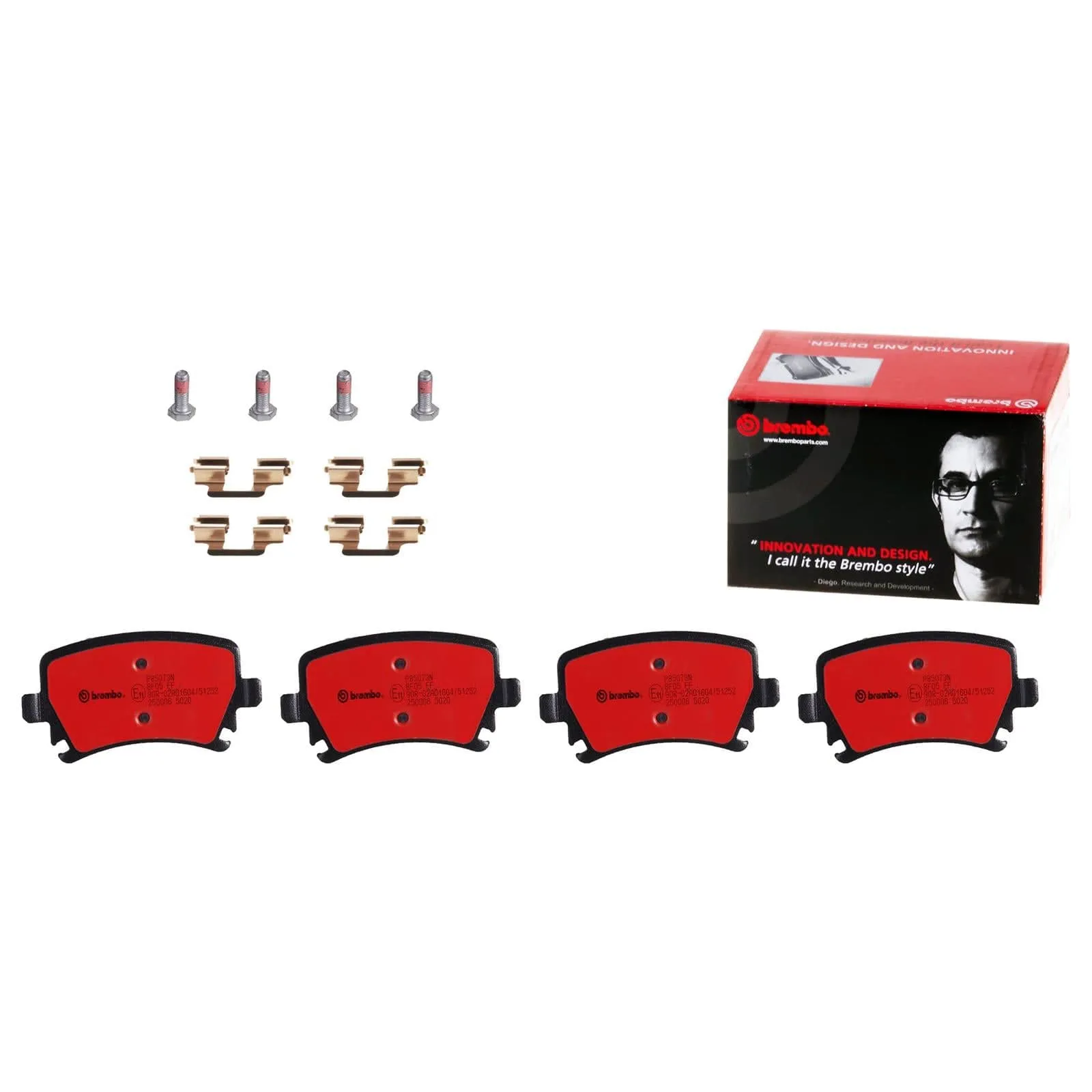 Brembo Disc Brake Pad and Rotor Kits KT00068