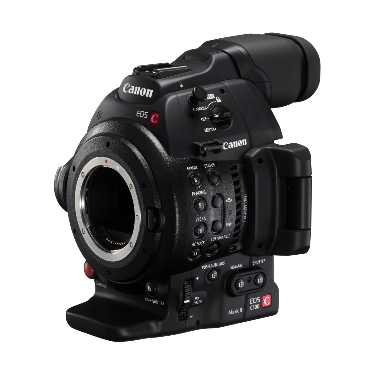 Canon EOS C100 Mark II Dual Pixel CMOS AF & EF 24-105mm f/4L IS II USM Zoom Lens Kit