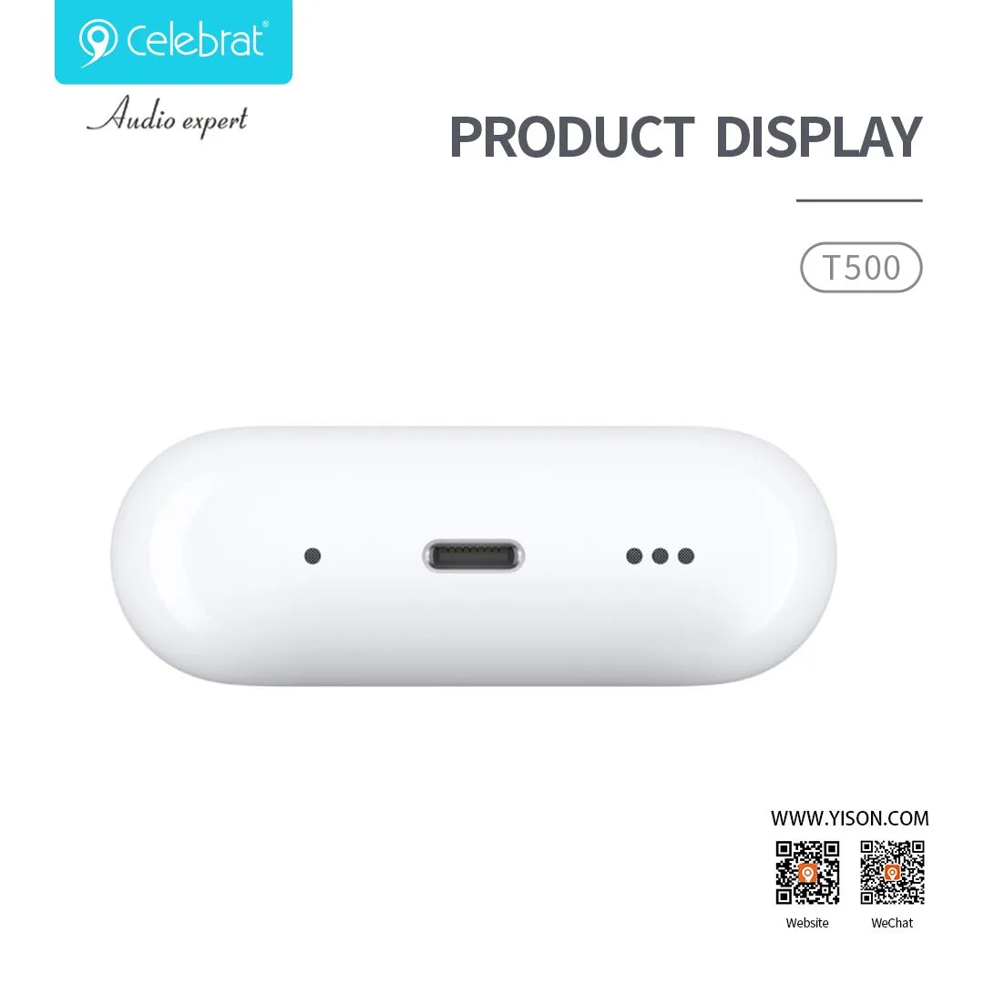 Celebrat T500 Airpods Earbuds White