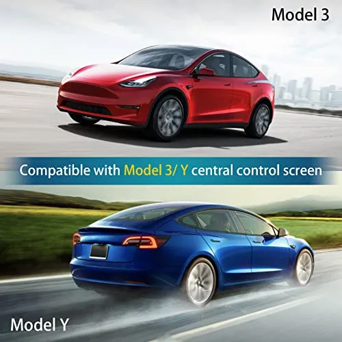 Center Screen Hidden Storage Tray/Organizer for Tesla Model 3 & Y (Grey)