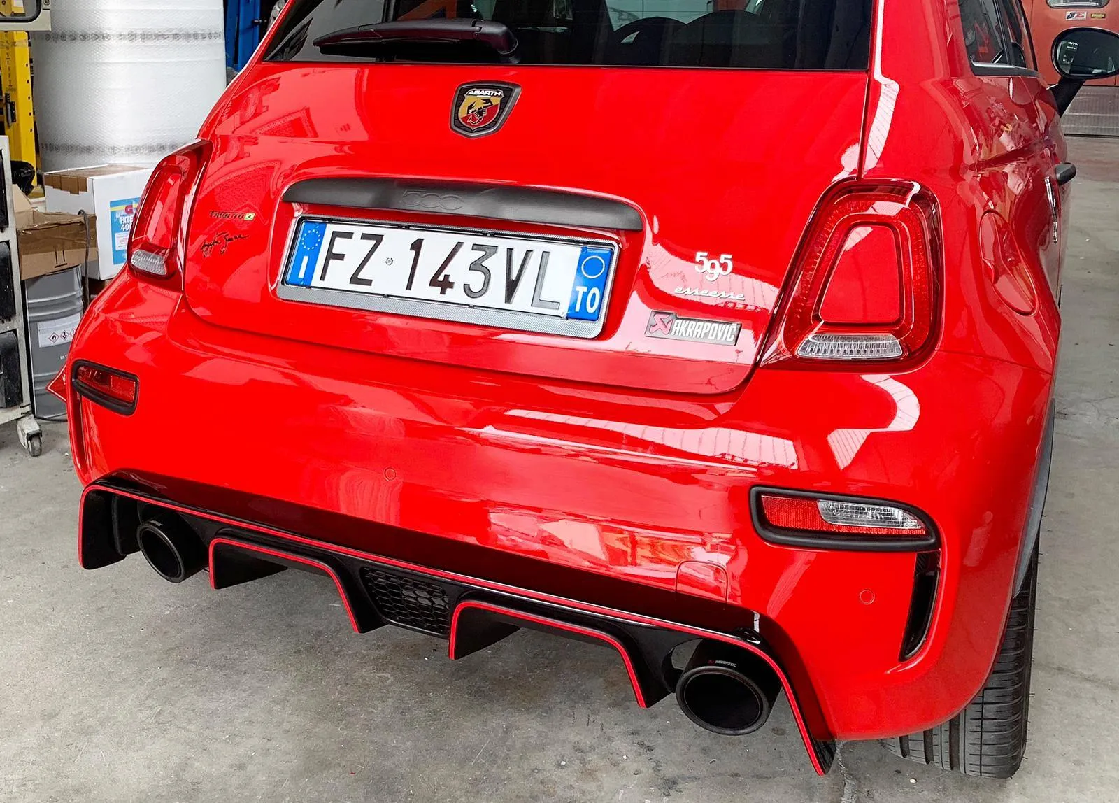 CHD Tuning Diffuser Extension for Abarth 595