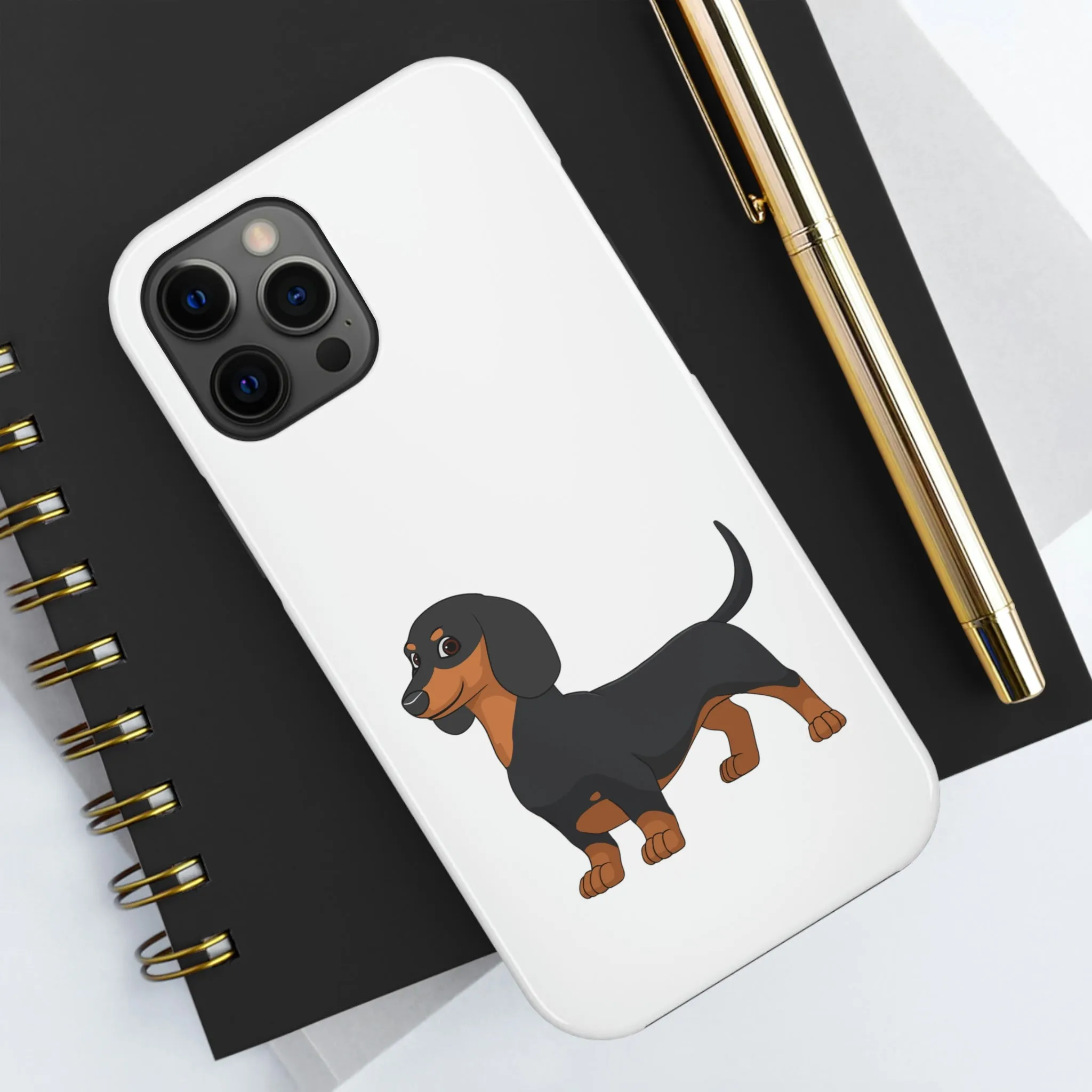 Dachshund Case Mate Tough Phone Cases, Impact Resistant, Wireless Charging, FREE Shipping, Made in USA!!