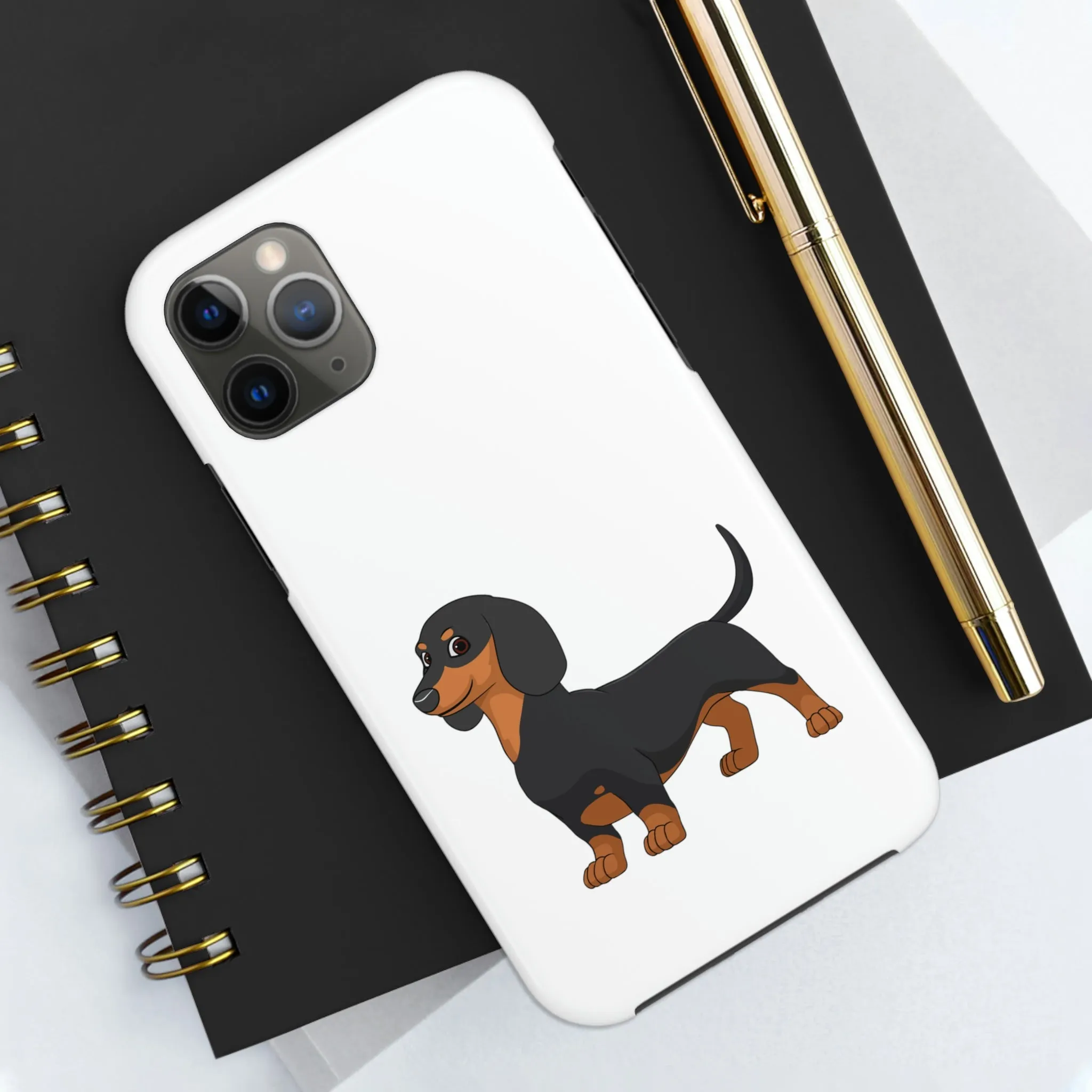 Dachshund Case Mate Tough Phone Cases, Impact Resistant, Wireless Charging, FREE Shipping, Made in USA!!