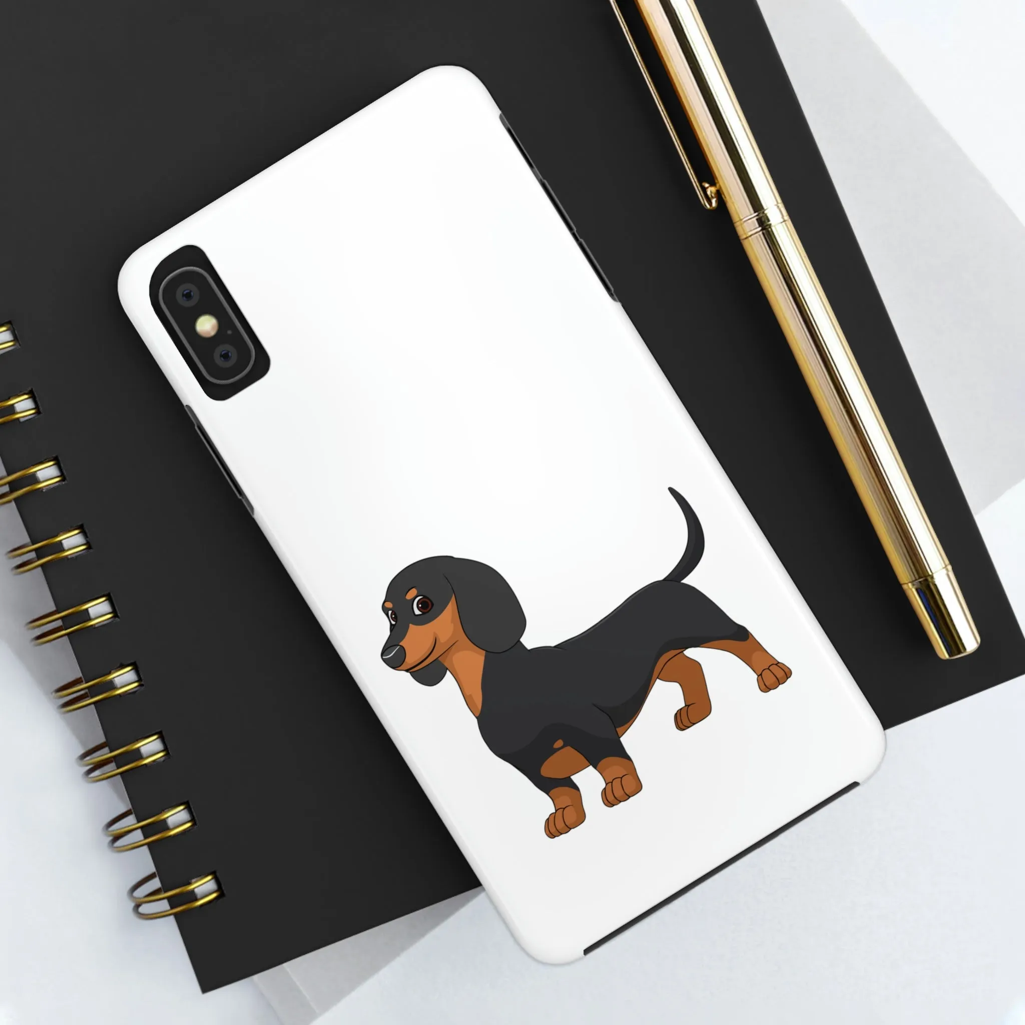 Dachshund Case Mate Tough Phone Cases, Impact Resistant, Wireless Charging, FREE Shipping, Made in USA!!