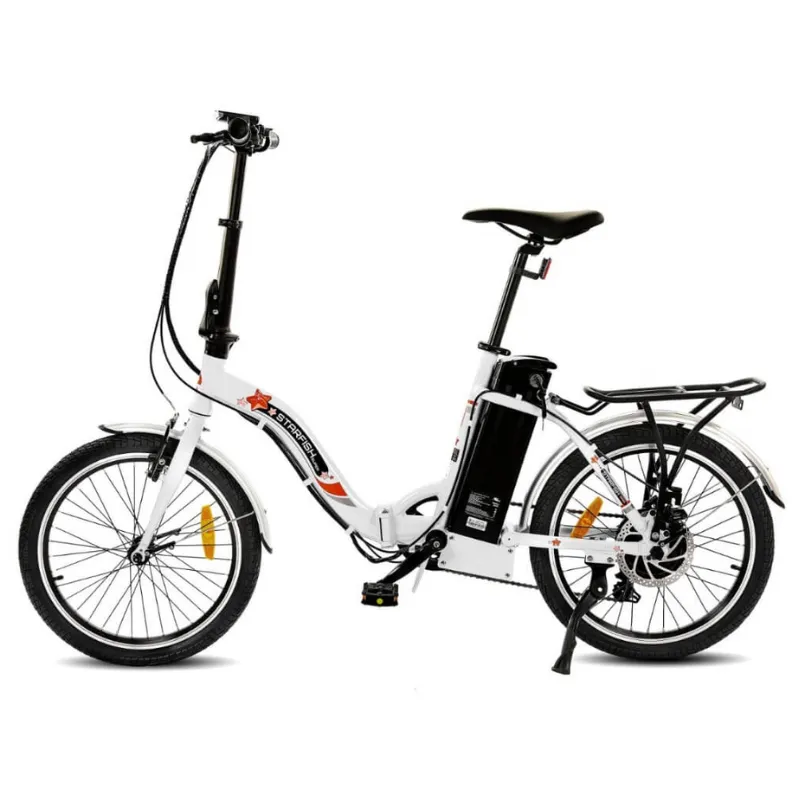 Ecotric Starfish 20" Portable Folding Electric Bike, 36V 350W UL Certified