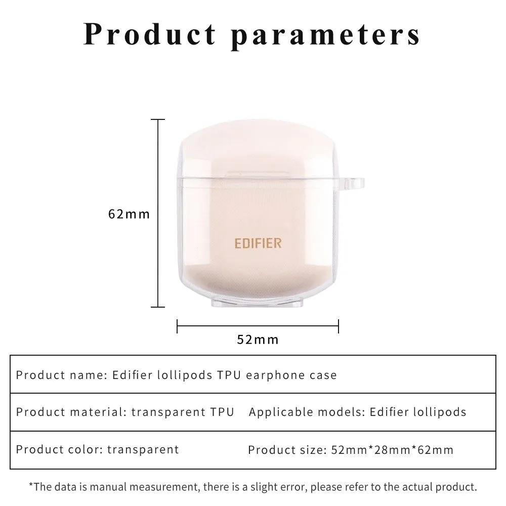 Edifier Lollipods case with keychain