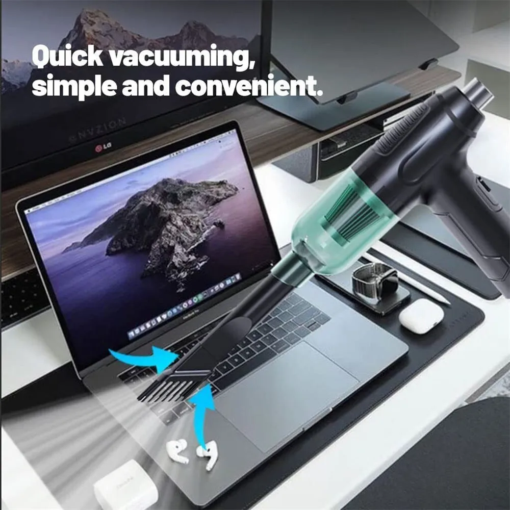 Electric Cordless Air Duster Car Vacuum Cleaner Keyboard Cleaner Blower