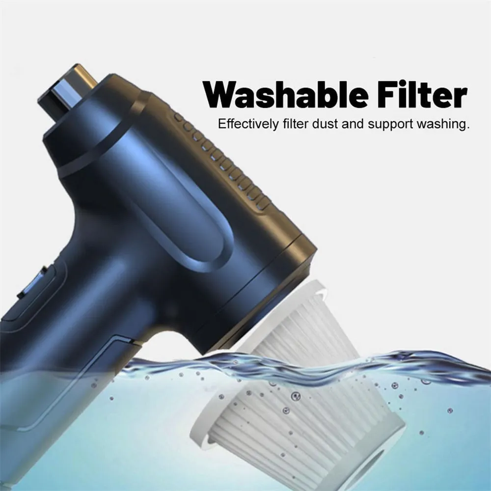 Electric Cordless Air Duster Car Vacuum Cleaner Keyboard Cleaner Blower