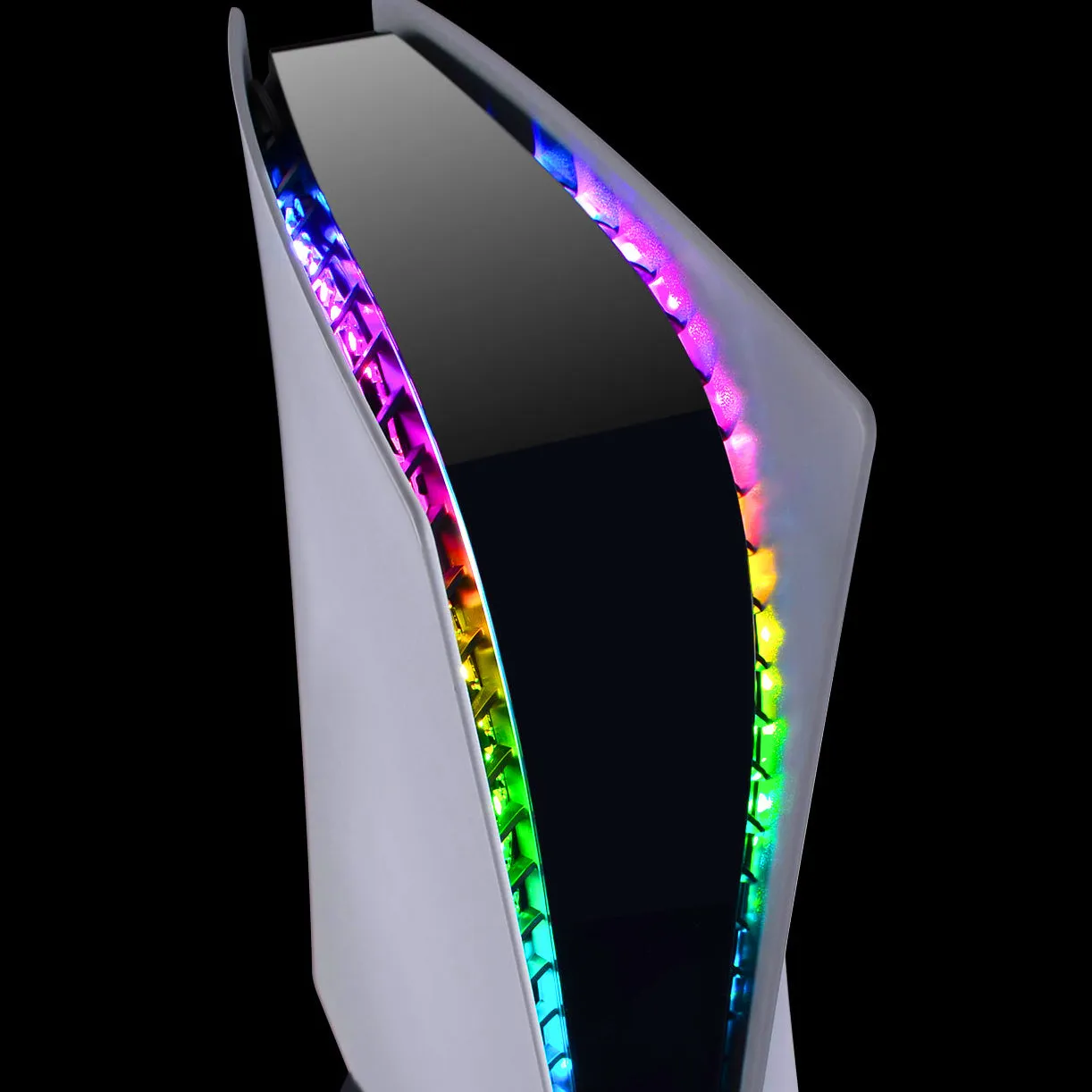 eXtremeRate RGB LED Light Strip Kit with IR Remote for PS5 Console - 7 Colors 29 Effects - PFLED09M2