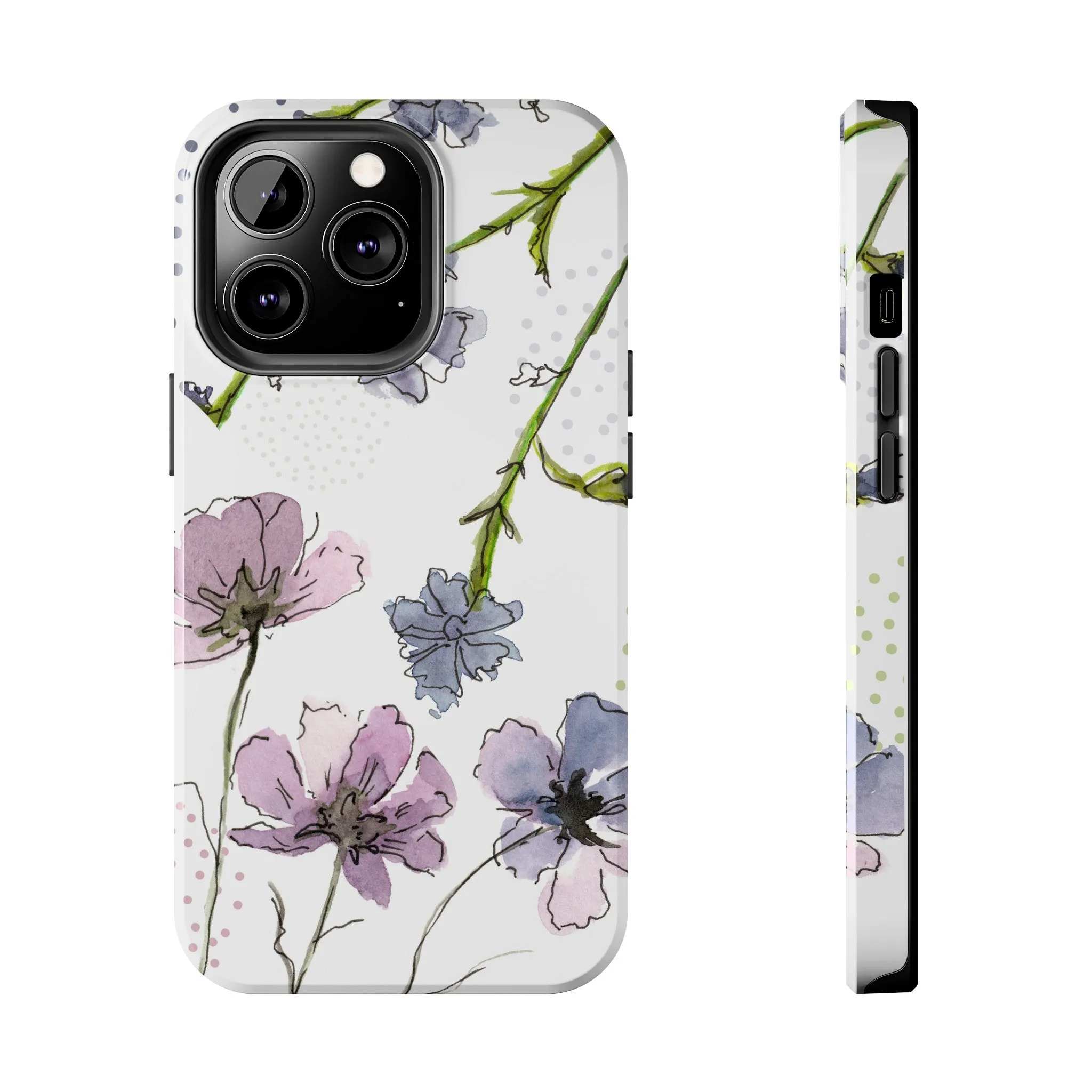 Floral Watercolor Phone Tough Case