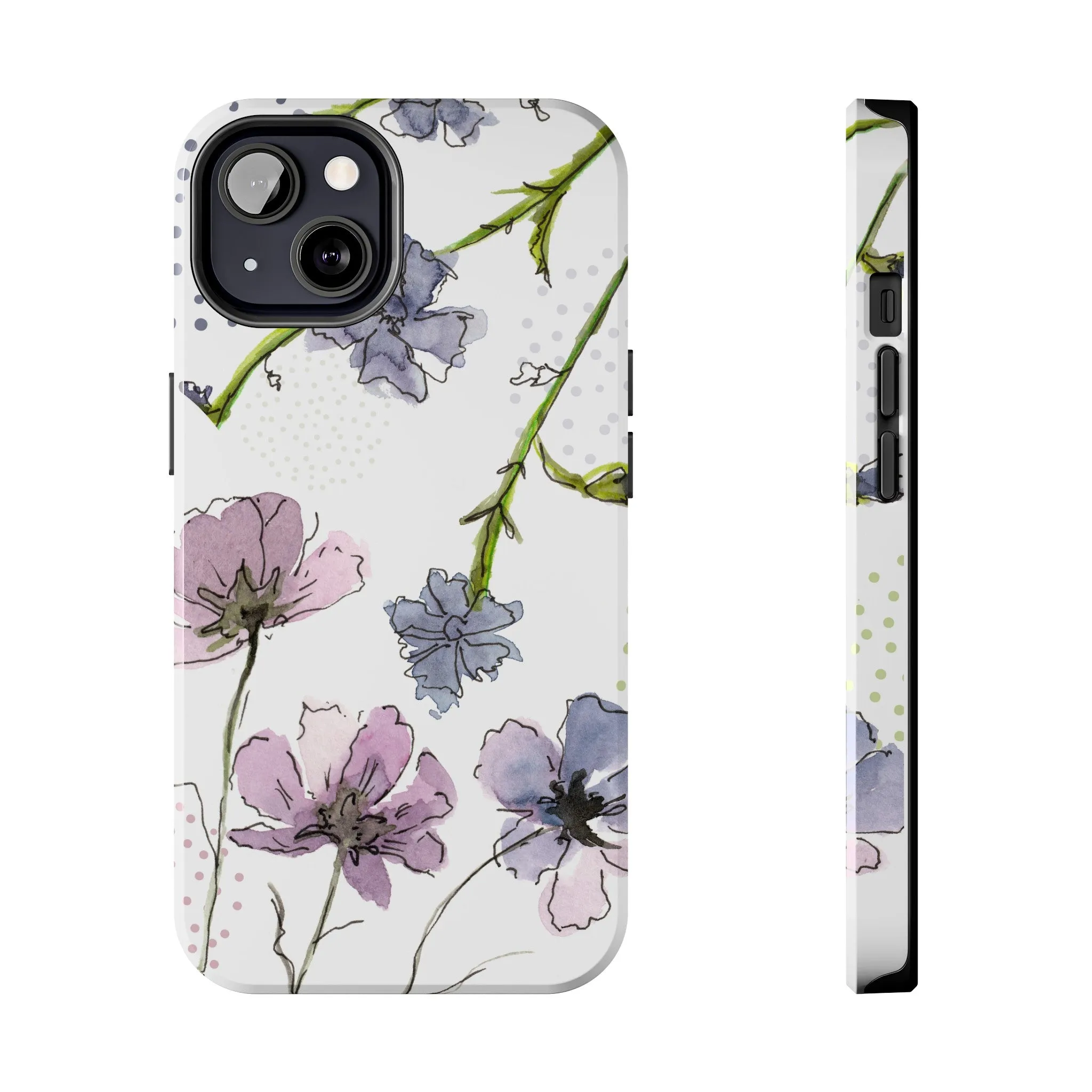 Floral Watercolor Phone Tough Case