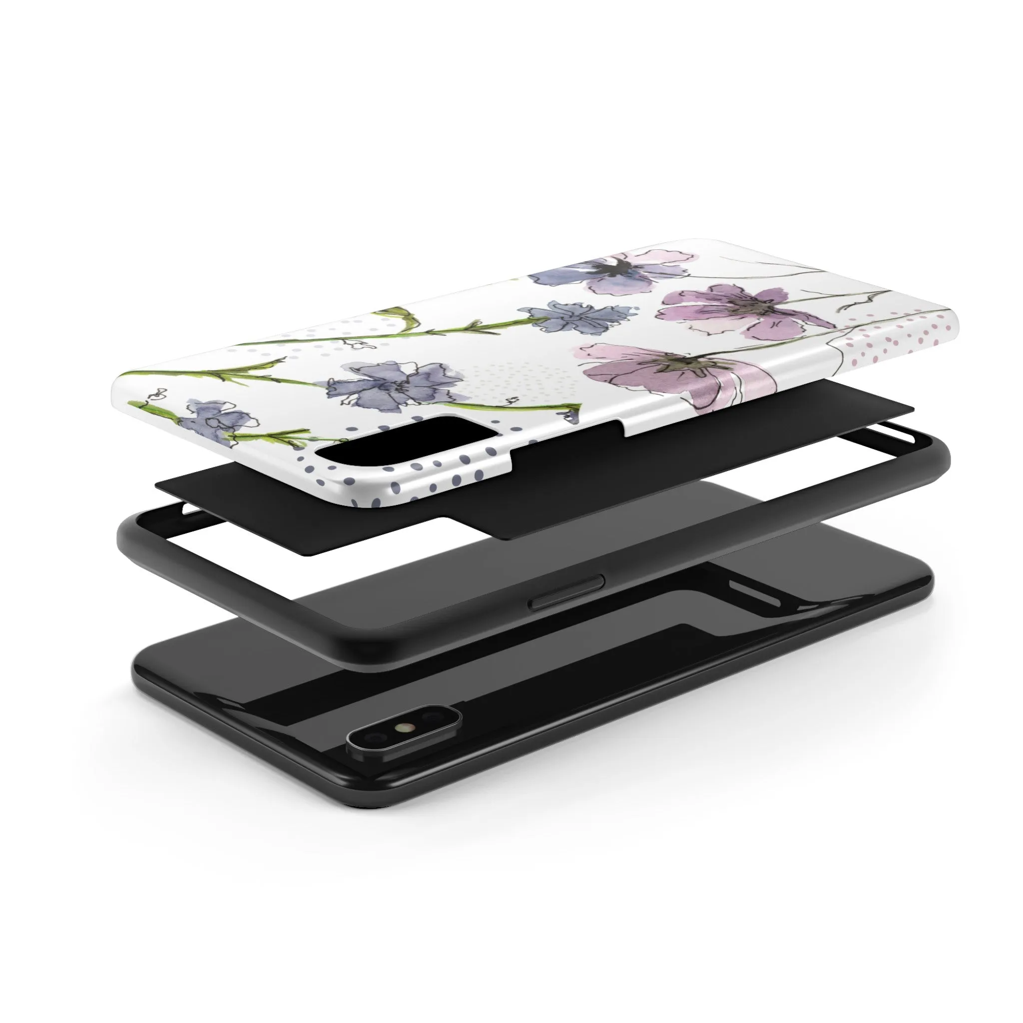 Floral Watercolor Phone Tough Case