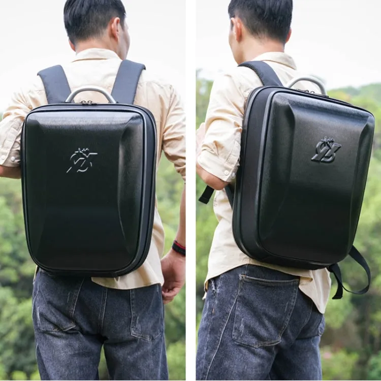 For DJI AIR 3 Hard Shell Storage Bag Portable Protective Backpack(Blue)