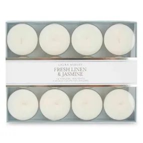 Fresh Linen and Jasmine Set of 12 Tea Lights