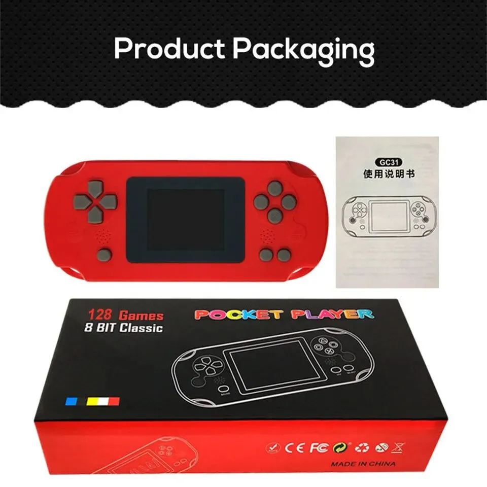 GAMINJA GC31 Retro Portable Mini Handheld Video Game Console TFT Color