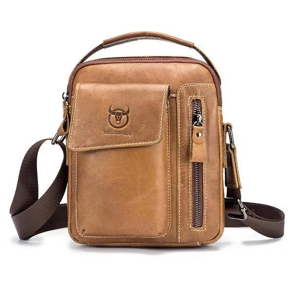 Genuine Leather Multifunctional Shoulder Bag