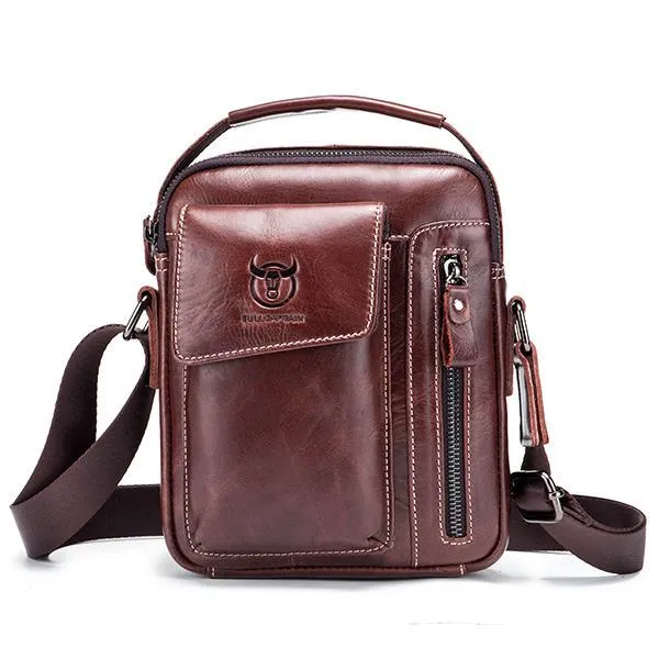 Genuine Leather Multifunctional Shoulder Bag
