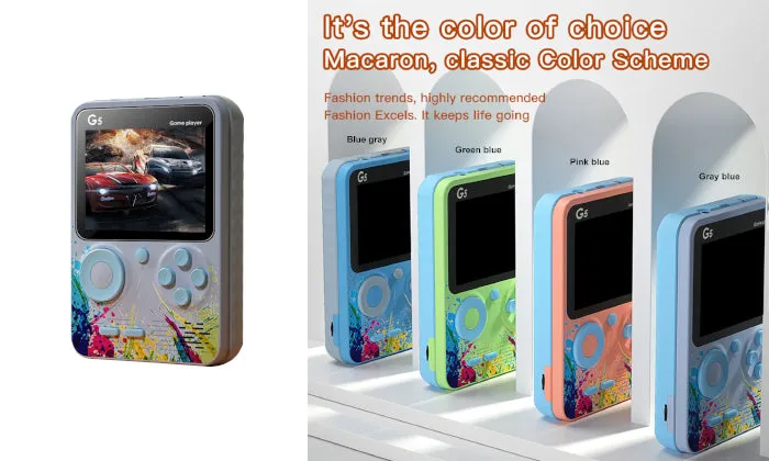 Handheld Game Console With 500 Retro Game