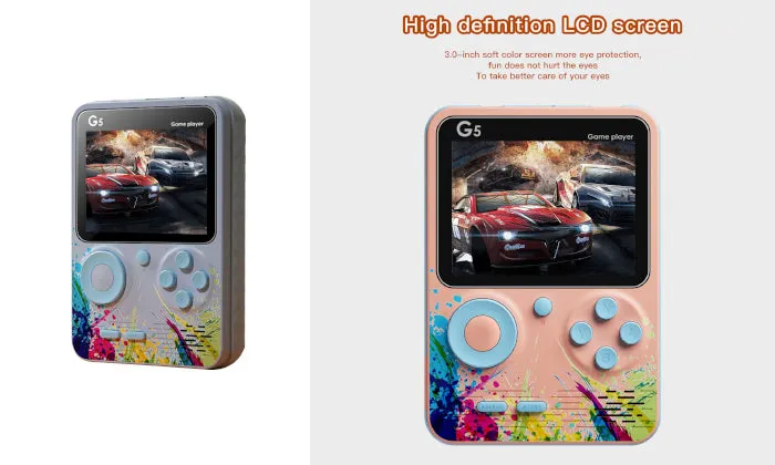 Handheld Game Console With 500 Retro Game