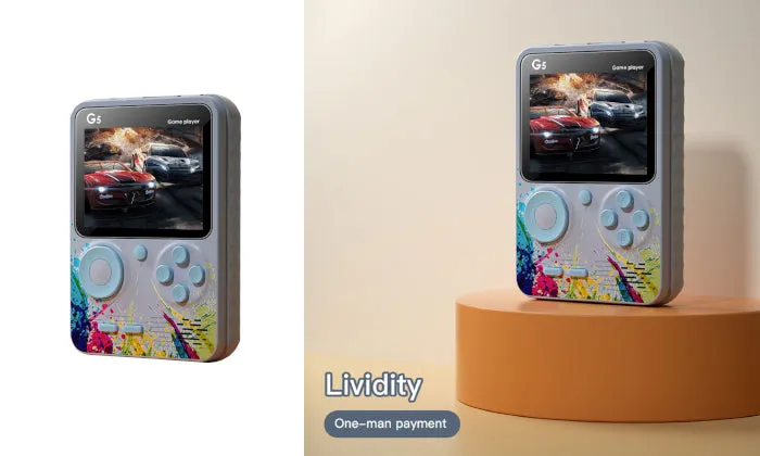 Handheld Game Console With 500 Retro Game