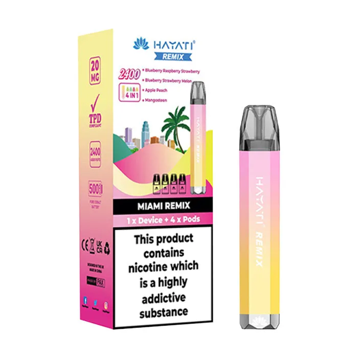 Hayati Remix 2400 4in1 Vape Kit