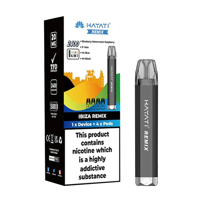 Hayati Remix 2400 4in1 Vape Kit