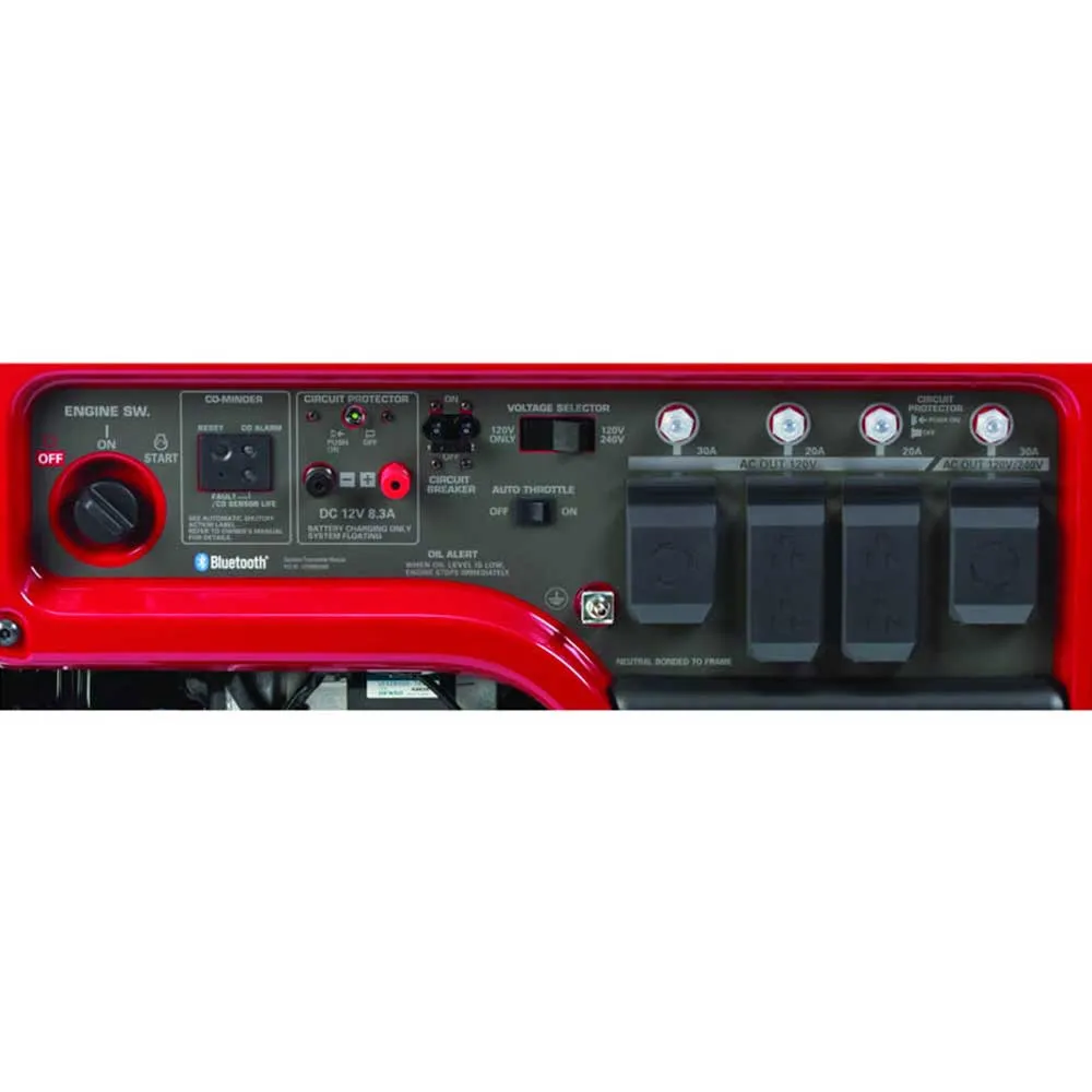 Honda EM6500S 6,500 Watt 120/240V Electric Start Portable Generator w/ CO-Minder